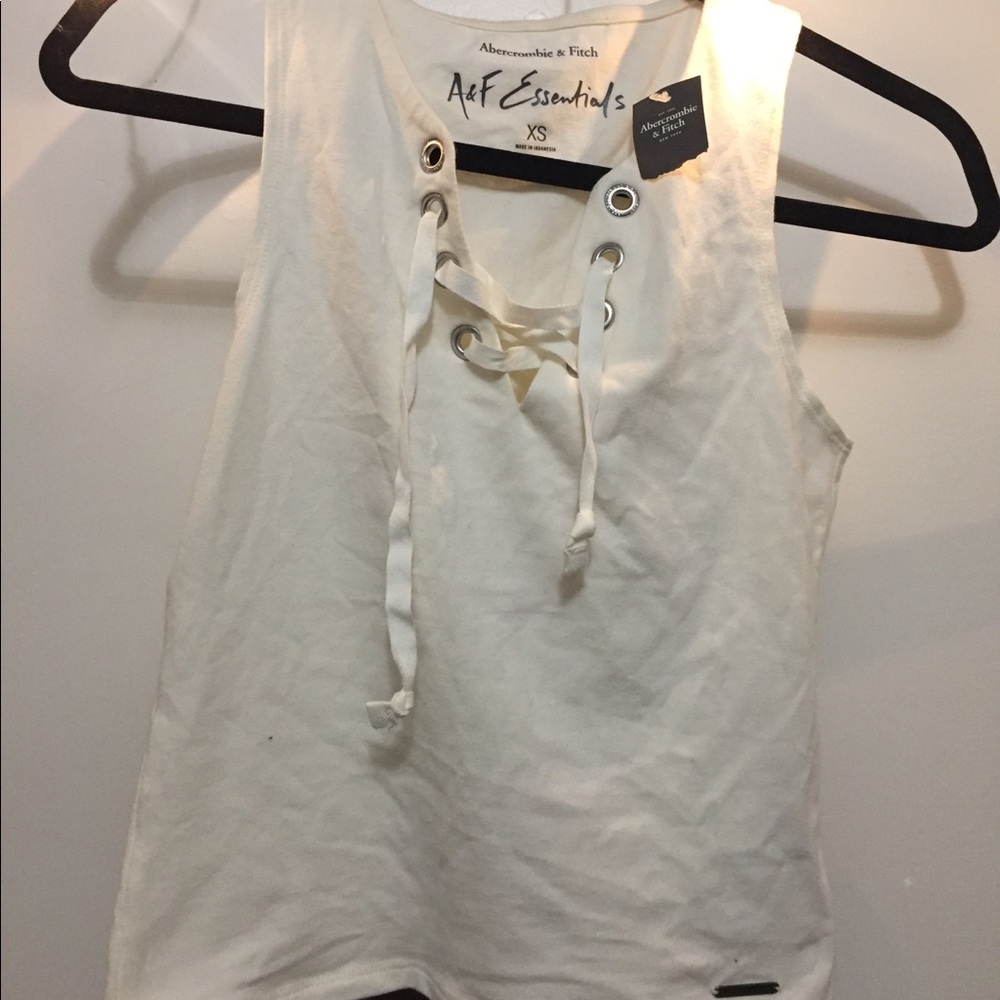 Lace up tank